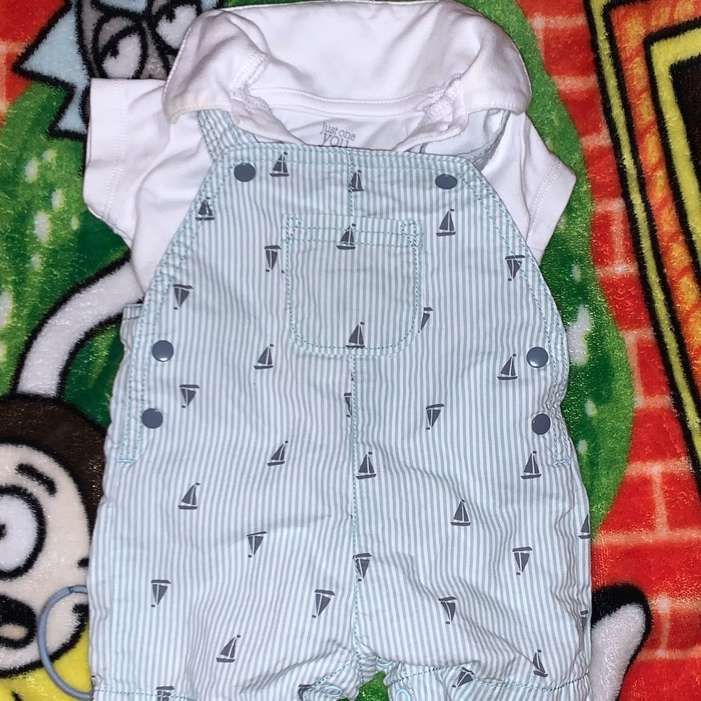 Carters 3 month boy overall outfit
